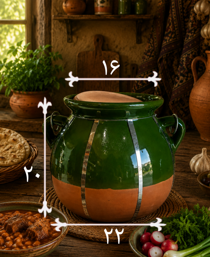 دیزی سفالی آبگوشت خوری هشت نفره