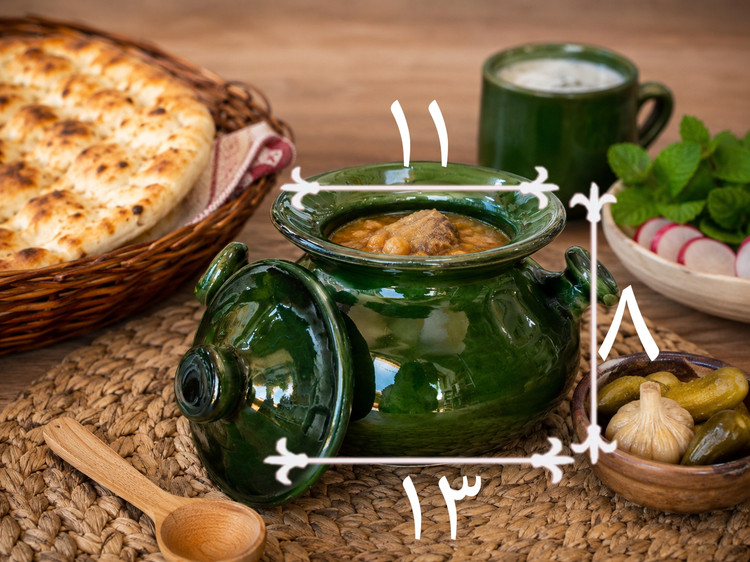 دیزی سفالی آبگوشت خوری کودک