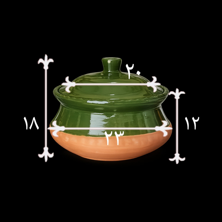 گمج سفالی دیگچه ای