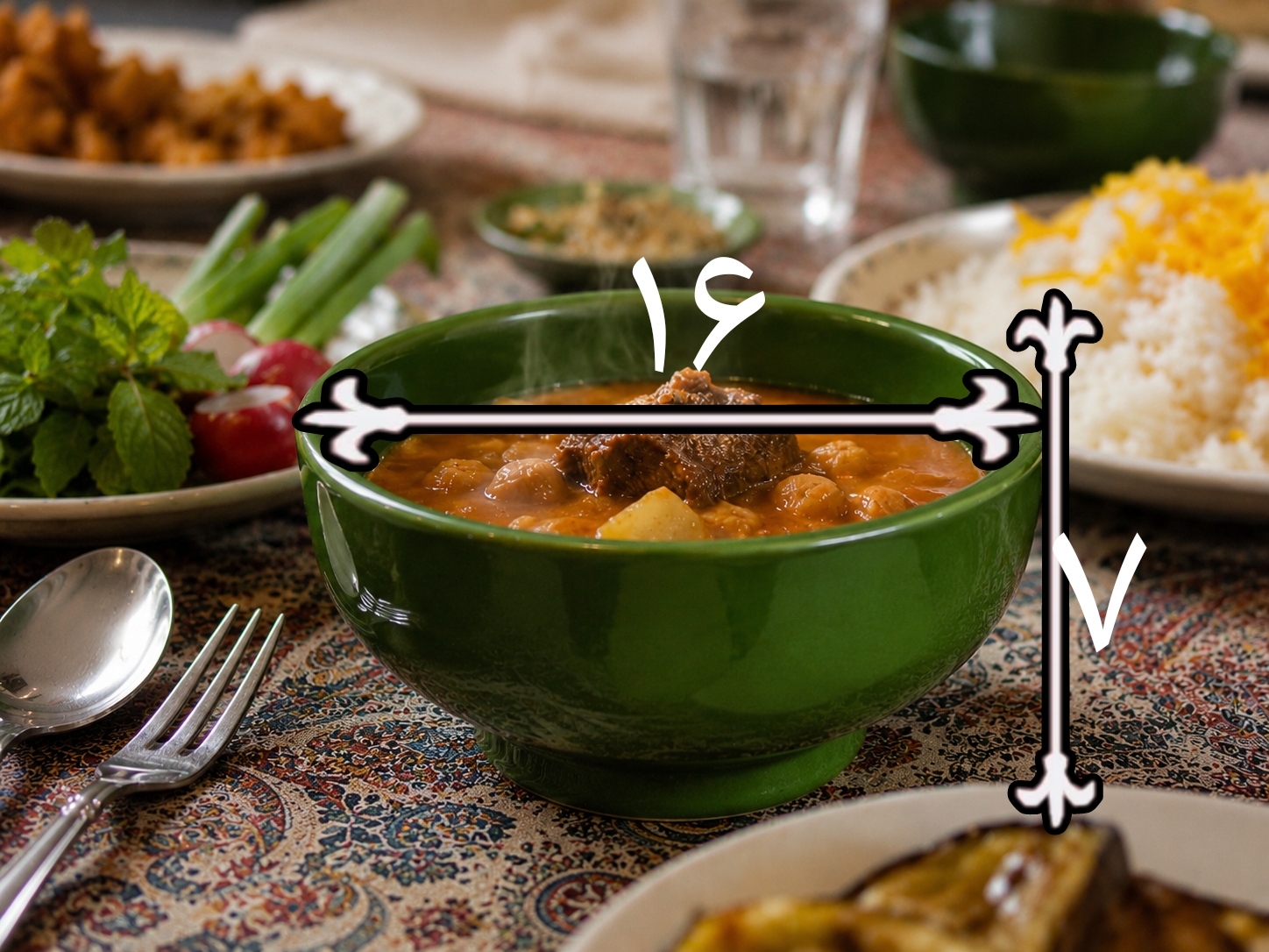 کاسه آبگوشت خوری سفالی